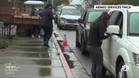Military families struggle to scrape by during the pandemic