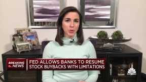 Fed allows banks to resume stock buybacks with limitations