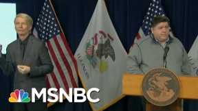 Several States Notified Of Reduction In Planned Vaccine Shipments, Raising Questions | Rachel Maddow