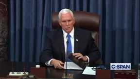 Vice President Mike Pence: Today was a dark day in the history of the United States Capitol.