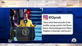 The young poet who stole the inaugural show