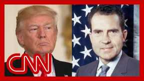Trump explodes at Nixon comparisons as he prepares to leave office