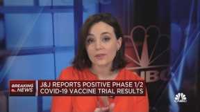 J&J reports positive phase 1/2 Covid vaccine trial results
