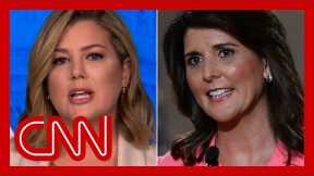 Keilar responds after Nikki Haley blames media for GOP feud