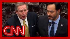Senators ask impeachment lawyers what Trump did during riot
