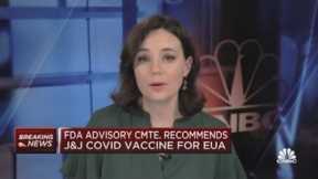FDA advisory committee recommends J&J vaccine for emergency use