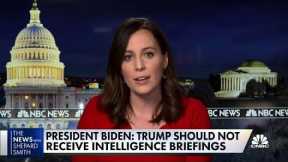Second impeachment trial, and Biden on whether Trump should receive intelligence briefings