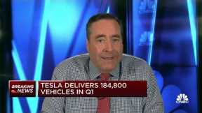 Tesla delivers 184,800 vehicles in Q1 2021