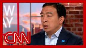 Andrew Yang sees racism in newspaper cartoon of him
