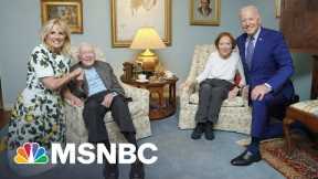 Why The Bidens Look Much Larger Than The Carters In This Photo | The 11th Hour | MSNBC