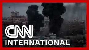 Videos show Israeli airstrikes on Gaza