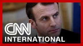 French President Macron gets slapped by member of public
