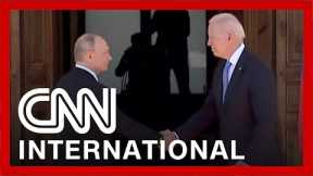 Biden and Putin shake hands as summit begins in Geneva