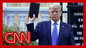Report finds police did not clear protesters for Trump's visit