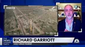 Early space tourist on Bezos' first flight