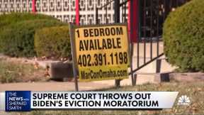 Eviction moratorium struck down by Supreme Court