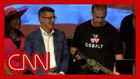 'Unacceptable': Reporter reacts to Flynn's remark after he was gifted a rifle