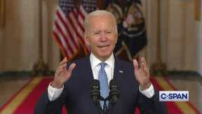 President Biden: My fellow Americans, the war in Afghanistan is now over.
