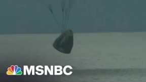 Watch: All-Civilian SpaceX Flight Splashes Down Off Florida After Three Days In Orbit