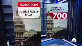 Security very tight around U.S. Capitol ahead of far-right rally