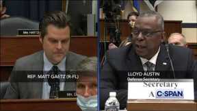 Exchange between Rep. Matt Gaetz and Gen. Milley