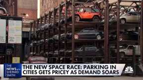 Parking at a premium in New York City as demand soars, along with prices