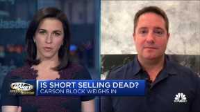 We're trying to hold wrong-doers accountable, says short-seller Carson Block