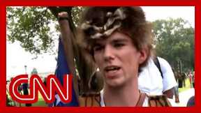 Reporter shows DC rallygoer video of Jan. 6 attack. See his reaction