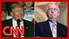 See what Trump said about Mitch McConnell at Iowa rally