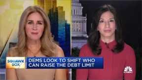 Dems look to shift debt limit responsibility, Biden trims spending bill