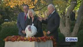 President Biden pardons the National Thanksgiving Turkey