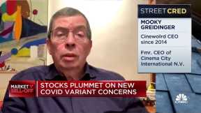 Cineworld CEO: It will take a few days until we know impact of omicron variant