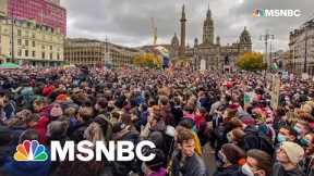 Youth Climate Protesters Swarm Glasgow Streets Ahead Of Massive Climate Justice Event