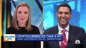 Crypto takes a hit amid omicron and travel disruptions