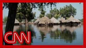 'Biblical' flooding puts world's newest nation under water