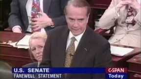 Senator Bob Dole (R-KS) Complete Farewell Address