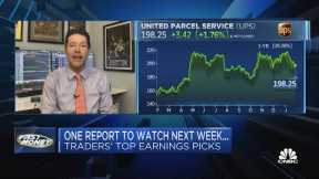 The one earnings report to watch next week