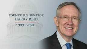 Senator Harry Reid Casket Arrival & Memorial Service at U.S. Capitol