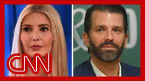 Ivanka Trump and Donald Trump Jr. subpoenaed by NY AG