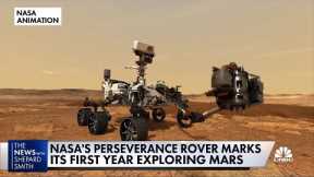 It's been one year since Perseverance touched down on Mars