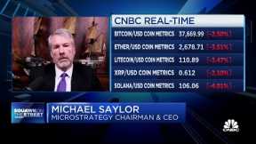 MicroStrategy CEO Michael Saylor says clear crypto regulations could quicken its widespread adoption
