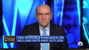Fed officials push back on Bullard's rate-hike warnings