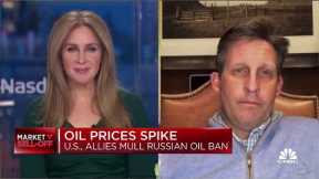 Oil prices spike as U.S., allies mull Russian oil ban