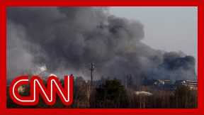 New video: CNN reports from the ground after attack in Lviv