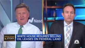 White House resumes selling oil leases on federal land
