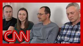 'I'm trying to learn how to smile' - Man who escaped Mariupol reunited with family
