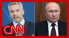See what Austrian chancellor said after meeting with Putin