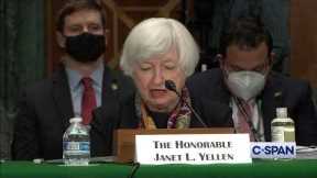 Treasury Secretary Yellen Says Overturning Roe is overturned would set women back decades.