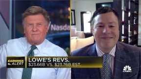 Lowe's reports mixed first-quarter earnings