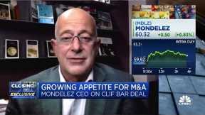 Chocolate and candy bars do well in recessions, says Mondelez CEO Dirk Van de Put